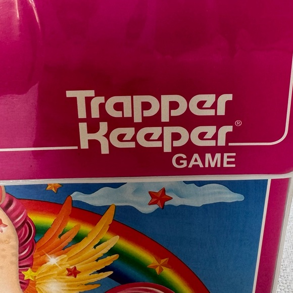 Vintage Trapper Keeper Game Pink Unicorn Rainbow 80’s 90’s Toy  Retro - Picture 2 of 7
